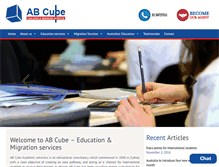 Tablet Screenshot of abcube.com.au